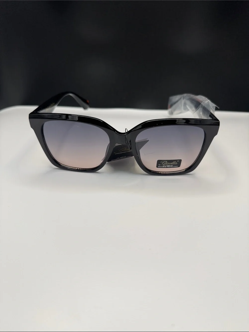 Classic Black Gradient Lens Women's Sunglasses (3-7)